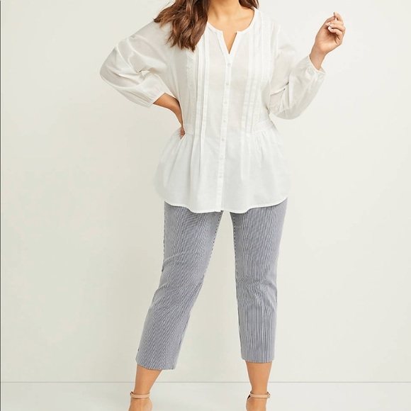 Lane Bryant Allie Skinny Crop Pant NWT Size 26 - Picture 3 of 6